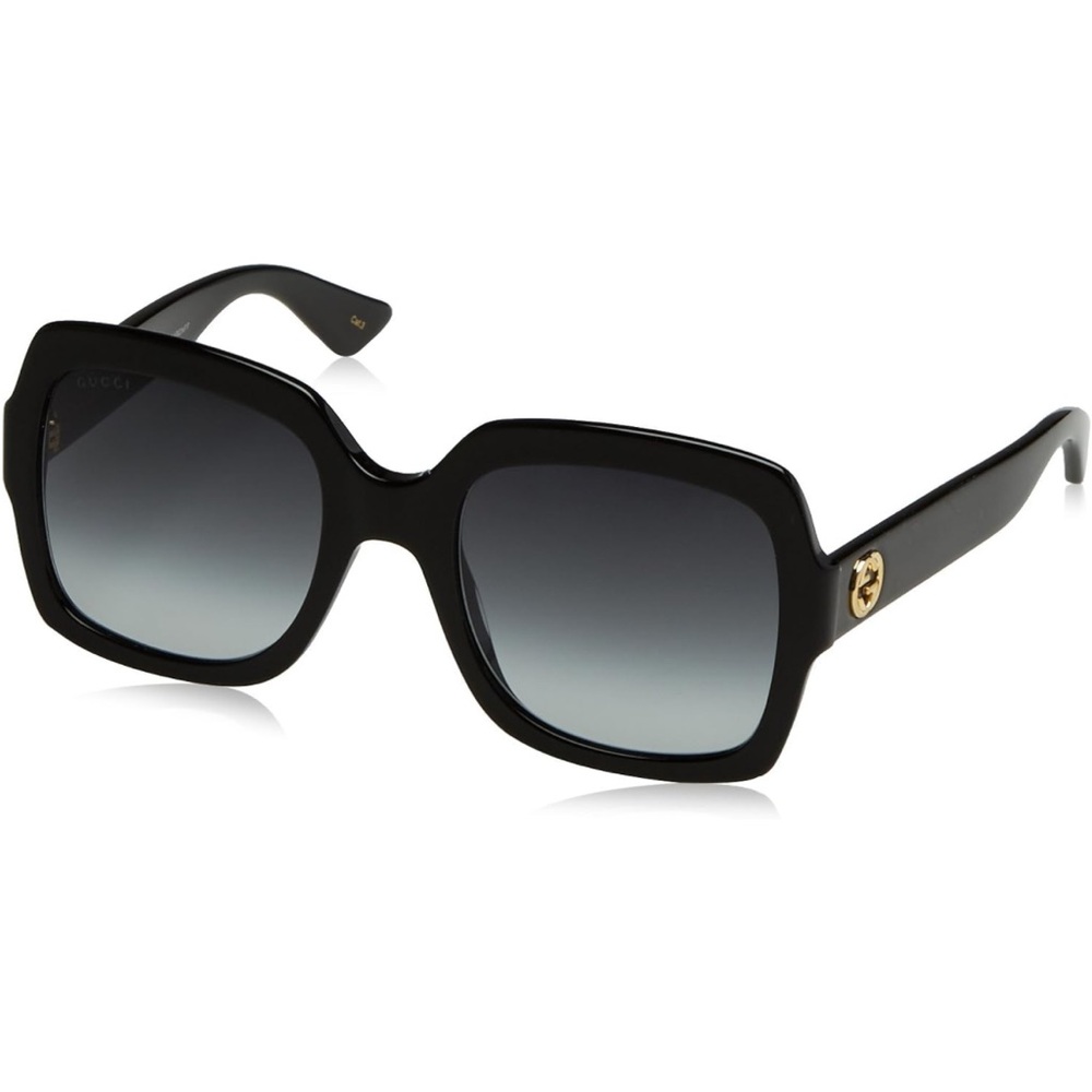 🇮🇹 Gucci square black acetate sunglasses